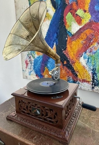 Grammofono antico fonografo - grammofono,