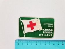 ADESIVO SETTIMANA CROCE ROSSA
