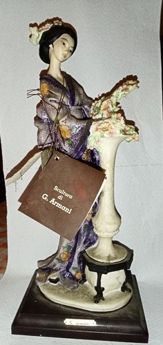 Statua ceramica capodimonte - statua,