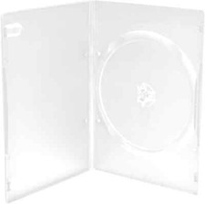 CUSTODIA DVD TRASPARENTE 10PZ