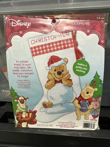 Calza natalizia disney winnie - calza,