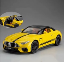 Modellino SL63 scala 1:22 miniatura lega pressofusa volante anteriore auto giocattoli regalo