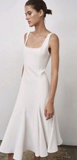 Abito midi bianco Zara