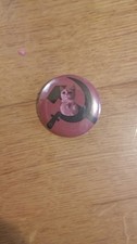Spilla Pin Gattino comunista falce e martello rossa 32mm