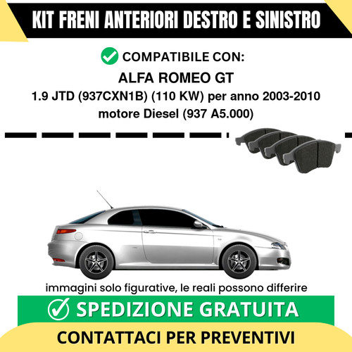 Pastiglie freno anteriori - pastiglie,