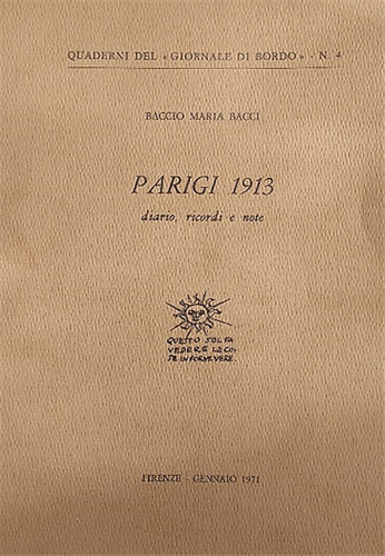 Bacci baccio maria - bacci,baccio, (