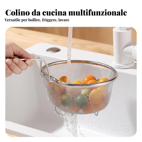 Scolapasta profondo per pasta - scolapasta,