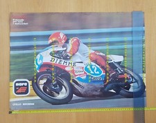 Buscherini Yamaha TZ 350 Scuderia Diemme anni 70 manifesto poster originale moto