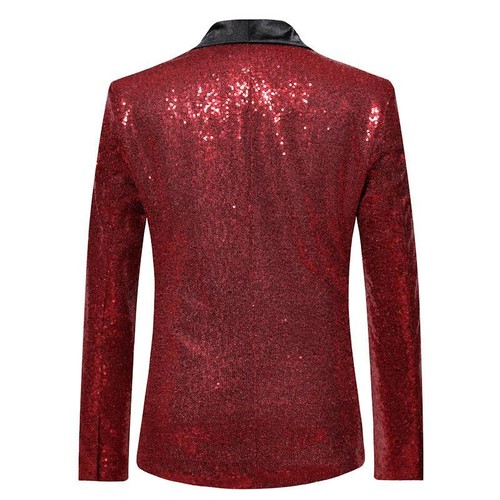 Uomo paillettes abito giacca - paillettes,