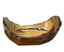 Ciotola legno vivo bordo