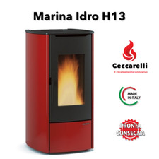 STUFA A PELLET NORDICA IDRO MARINA H13 502 m3 17,5 kW max