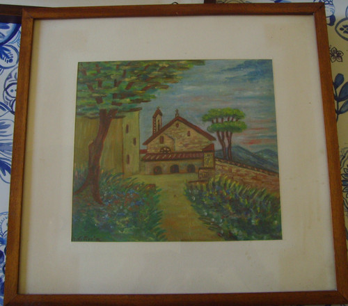 Quadro dipinto san damiano - san,