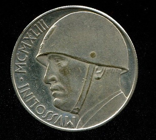Medaglia benito mussolini - medaglia,
