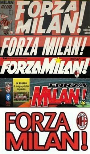 Forza milan rivista varie - -,