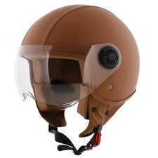 Casco vito jet pelle - casco, in