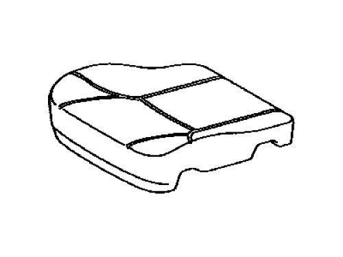 Cuscino del sedile anteriore - cuscino,