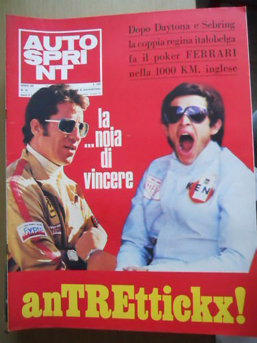 Autosprint 1972 sandro - autosprint,
