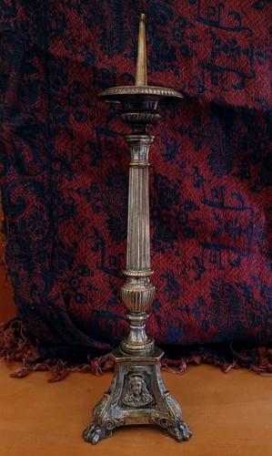 Antico candelabro in bronzo - ,