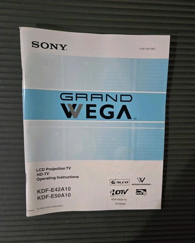 Sony grand wega kdf 42e2000 - grand, kdf-42e2000