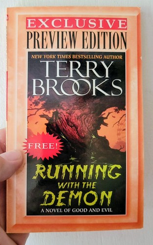 Terry brooks running with the - terry,
