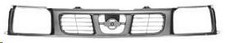 GRIGLIA MASCHERA RADIATORE GRIGIO/ARGENTO NISSAN NAVARA KING CAB 1997-2001