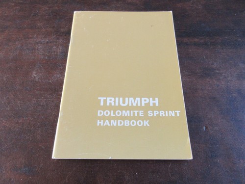 Triumph dolomite sprint - triumph,