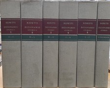 DIZIONARIO STORICO 5 voll.+ 1 supplemento Emanuele Repetti , F.lli Stianti 1972