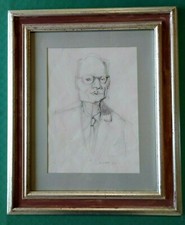 Claudio Cintoli matita su carta 1956