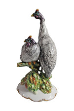 L68-GUIDO CACCIAPUOTI-COPPIA DI FARAONE-CERAMICA ARTE BESTIARIO MUSEO OPERA