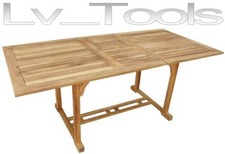 TAVOLO DA GIARDINO ALLUNGABILE LEGNO ESTENSIBILE RETTANGOLARE 190/150x90x75 