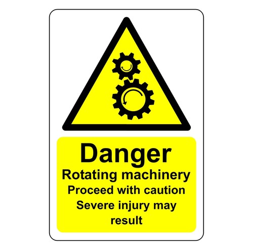 Macchina rotante safety - safety, first