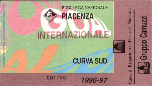 Biglietto stadio piacenza - biglietto,