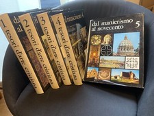 1971 TESORI D'ARTE CRISTIANA - 5 VOLUMI - PRIMA EDIZIONE