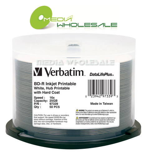 Verbatim blu ray 16x r - 50, bd-r