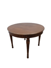 Tavolo in stile Luigi XVI - neoclassico - in faggio - allungabile - primi '900