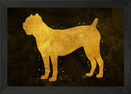 Quadro con cornice - cane, cane
