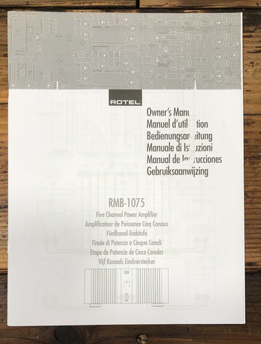 Rotel rmb 1075 amplificatore - rotel, rmb-1075