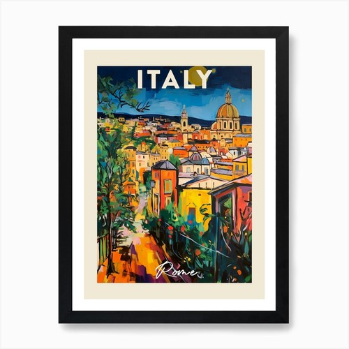 Roma italia dipinti fauvisti - dipinti,