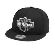Harley-Davidson Tonal Logo 9FIFTY Black Cap berretto con visiera nero taglia unica