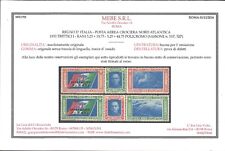 ITALIA 1933-51P-52P- Coppia Trittici I-RANI Crociera Aerea Nord-Atlantica #R#K3N