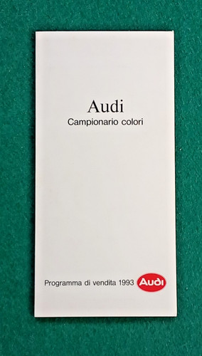 Brochure depliant audi - brochure,