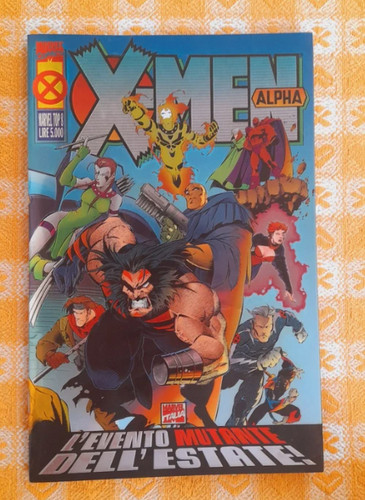 Fumetto men alpha marvel top - fumetto,