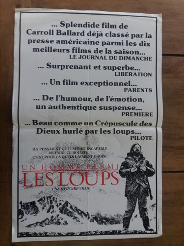 Poster uomo tra lupi - poster, un