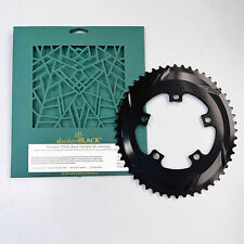 Catena stradale ovale AbsoluteBlack 110x5 per pedivella stradale pre 2014 (nero)