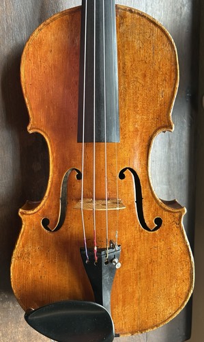 Old violin labeled jean - old,