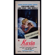 locandina KARIN UN CORPO CHE BRUCIA linda veras berco daque B129