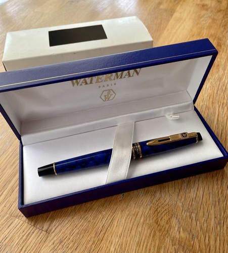 Waterman expert blue fountain - blue,
