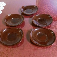 Set di 5 piattini per tazza da