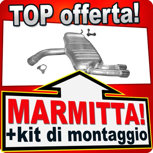 Silenziatore posteriore per - silenziatore,