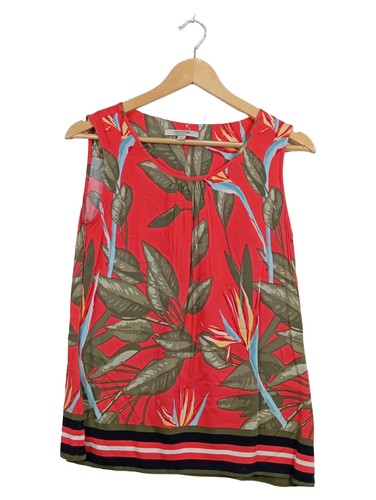 Comma top donna rosso - rosso, fiori